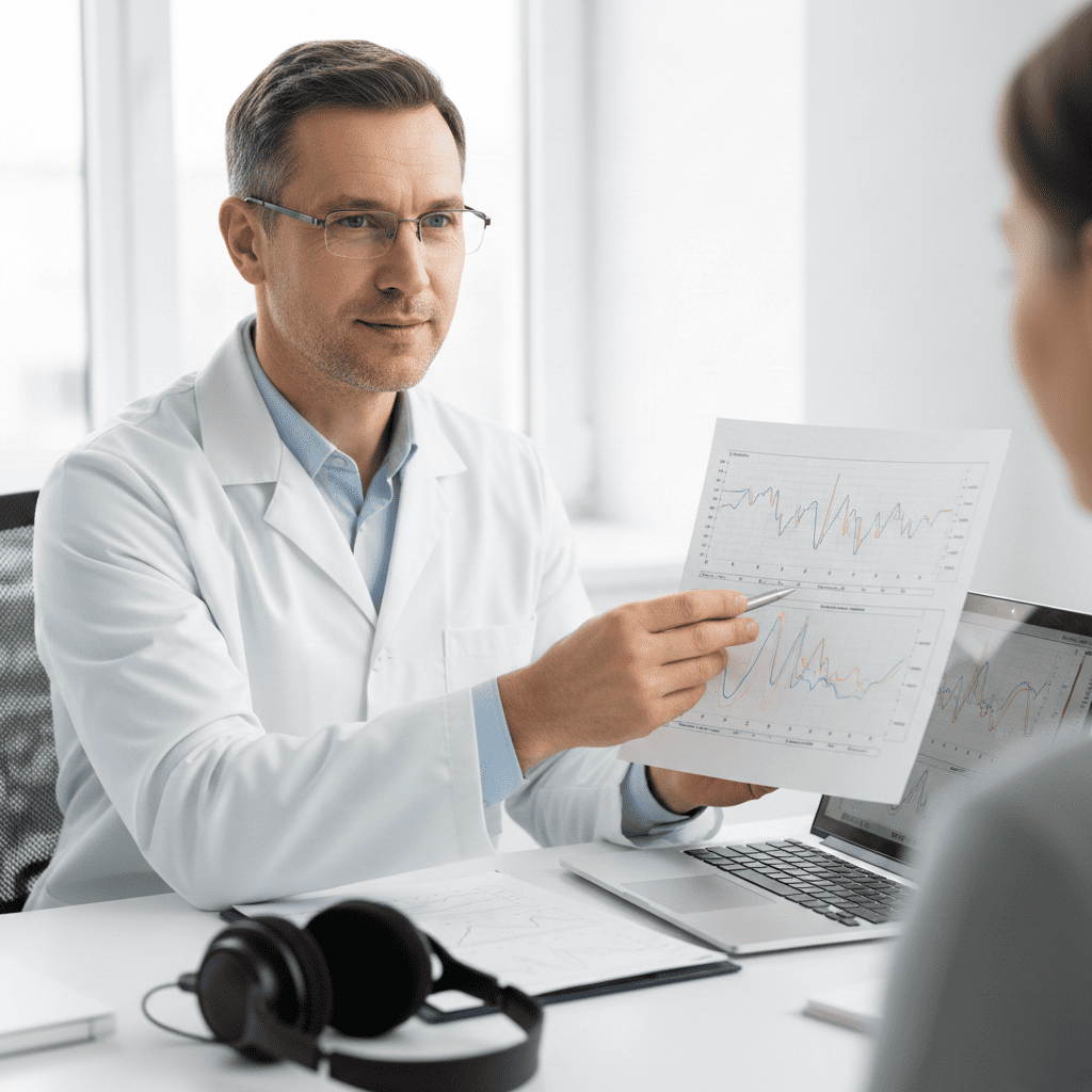 Заключение врача сурдолога-оториноларинголога по данным аудиометрии