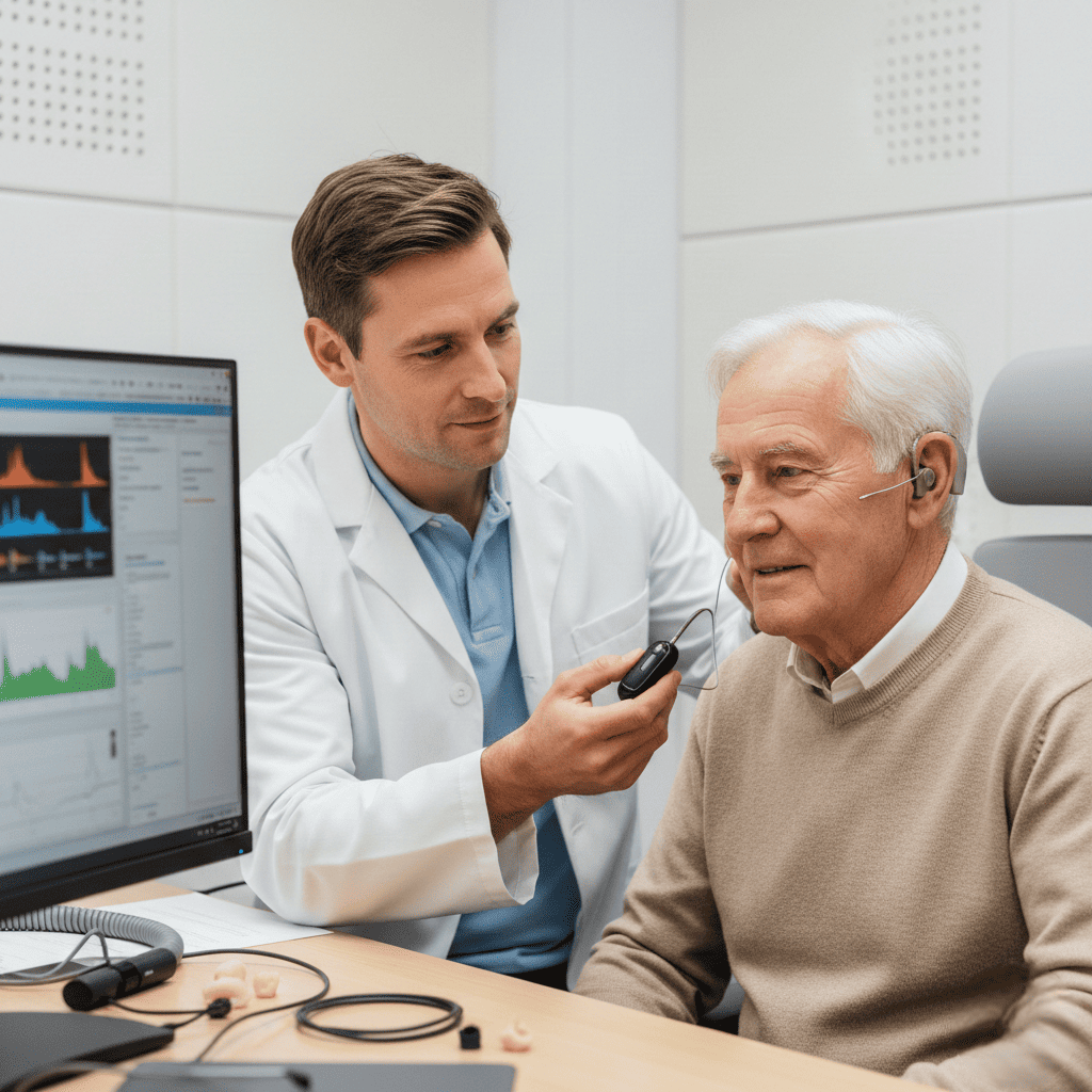 Настройка программируемого цифрового слухового аппарата, купленного в сторонней организации