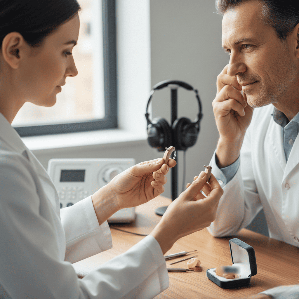 Настройка аналогового слухового аппарата, купленного в сторонней организации