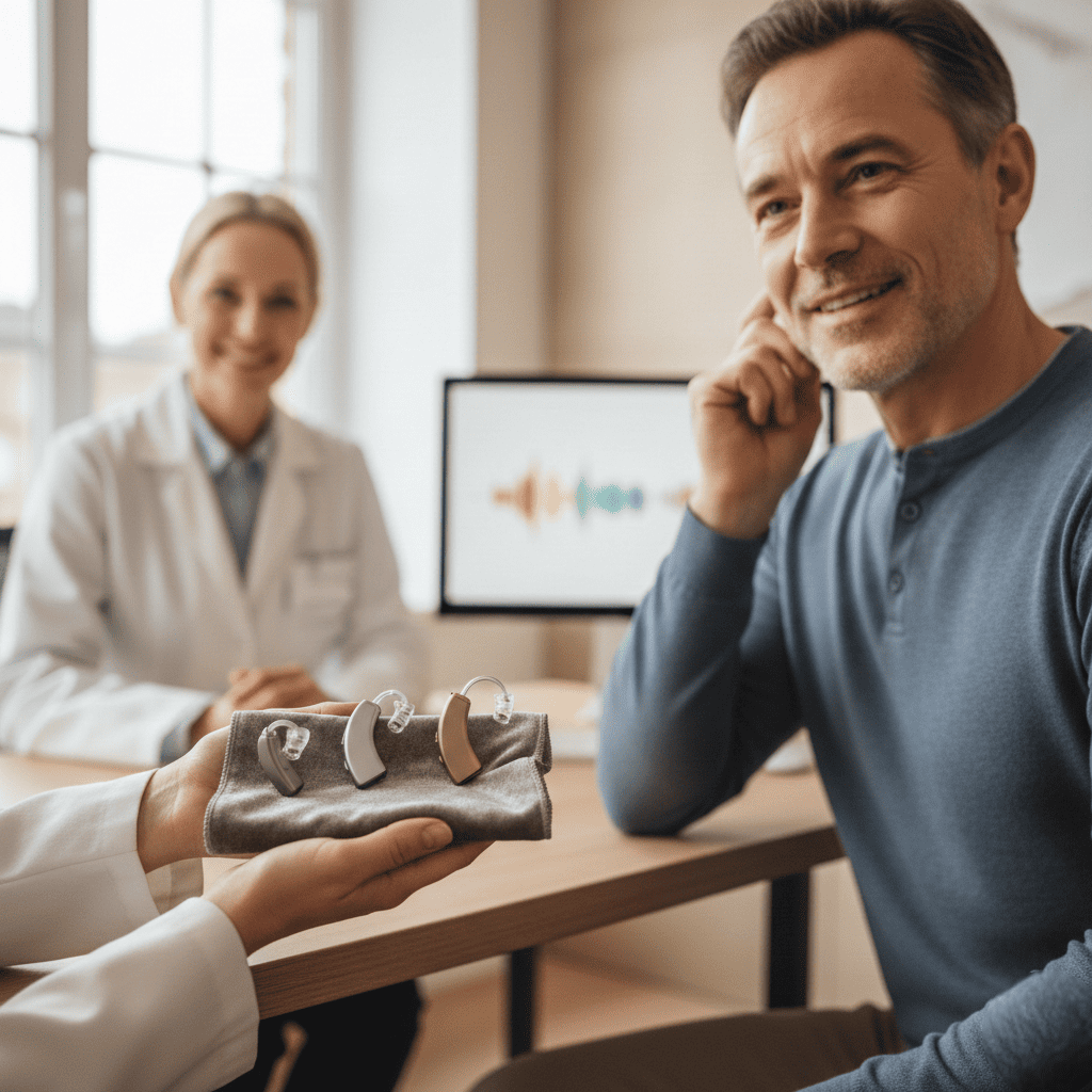 Подбор слухового аппарата (не более 3-х моделей слуховых аппаратов)