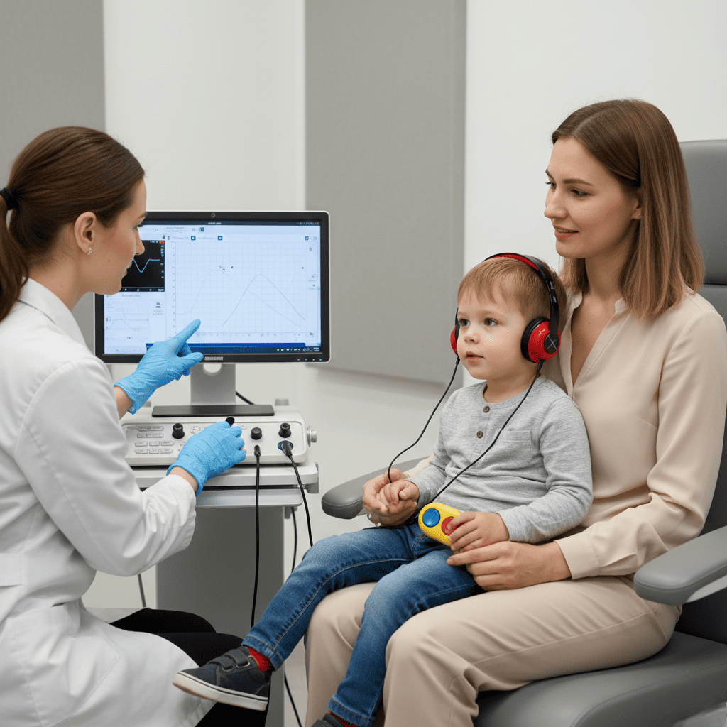 Диагностика аденоидита у детей с аудиометрией