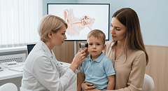 ОТИТ Экссудативный у взрослых и детей с аудиограммой - для определения ЭСО